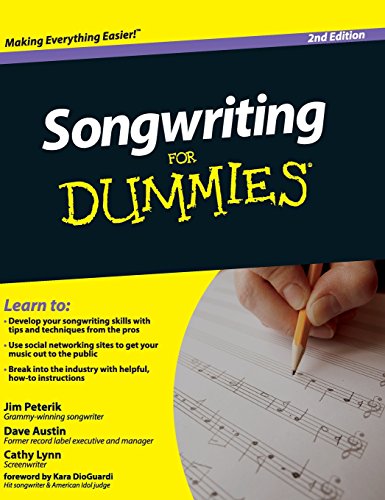 Songwriting For Dummies 1119176034 Book Cover
