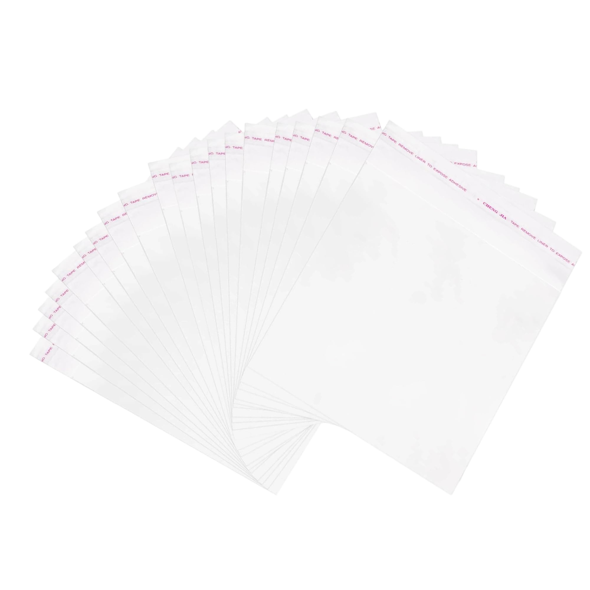 Trifletopia Clear 200 Pcs Self Adhesive Cookie Bags, Opp Transparent Cellophane Bags 8 X 10 Cm, Resealable Treat Bags For Cookies Candy Bakery Jewelry Crafts