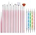 Produktbild 20 Pcs Nagel PinselSet, Nagelwerkzeug Hakenlinie Stift farbige Farbstoff für UV-Gel und Acryl-Nägel, Nägel lackieren die Pinsel, Nagelzubehör, Nageldesign, Nagel Fußpflege