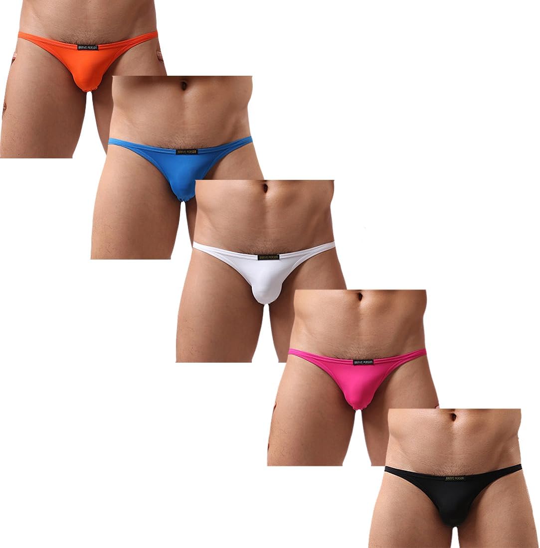 TAPUU mens String Bikini Briefs, Mens Sexy Underwear