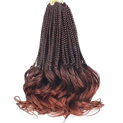 French Curl Braiding Hair Black Ginger Braiding Hair Crochet Braids