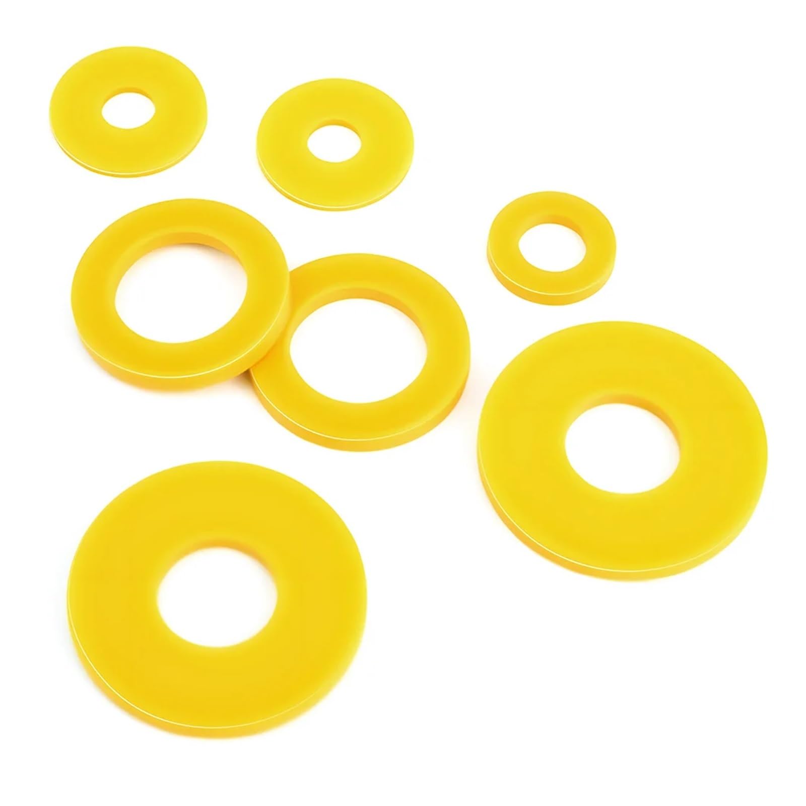 M2,5 M3 M4 M5 M6 M8 M10 M12 M14 M16 M18 M20 Nylon Flache Isolierung Unterlegscheiben Blau Gelb Rot Kunststoff Dichtring Dichtungen Abstandshalter(Blue,M12x30x3,100Pcs)