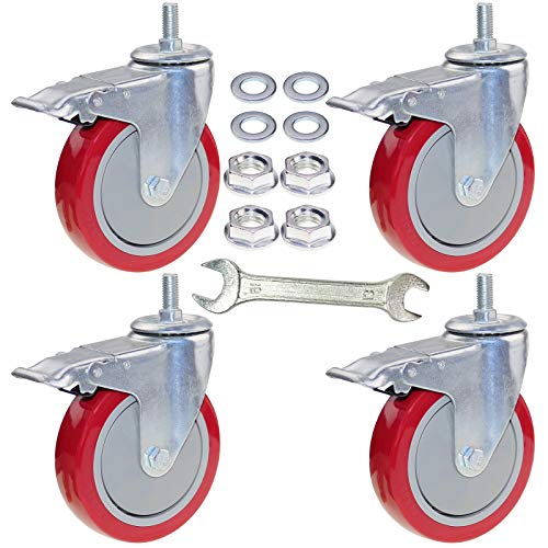 Heavy Duty 5-Inch Swivel Stem Casters