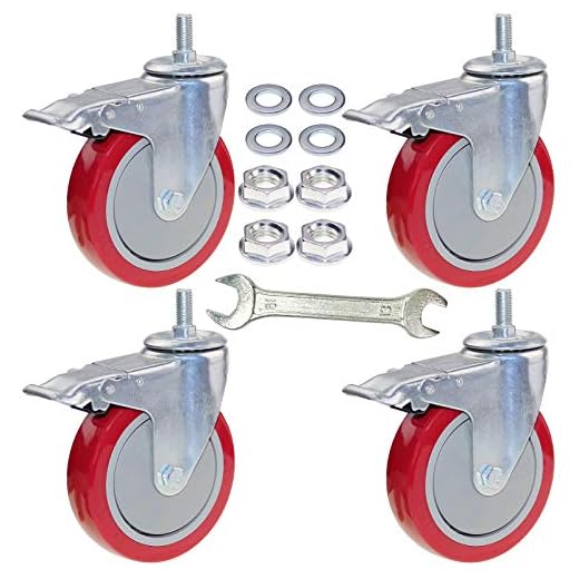 Heavy Duty 5-Inch Swivel Stem Casters