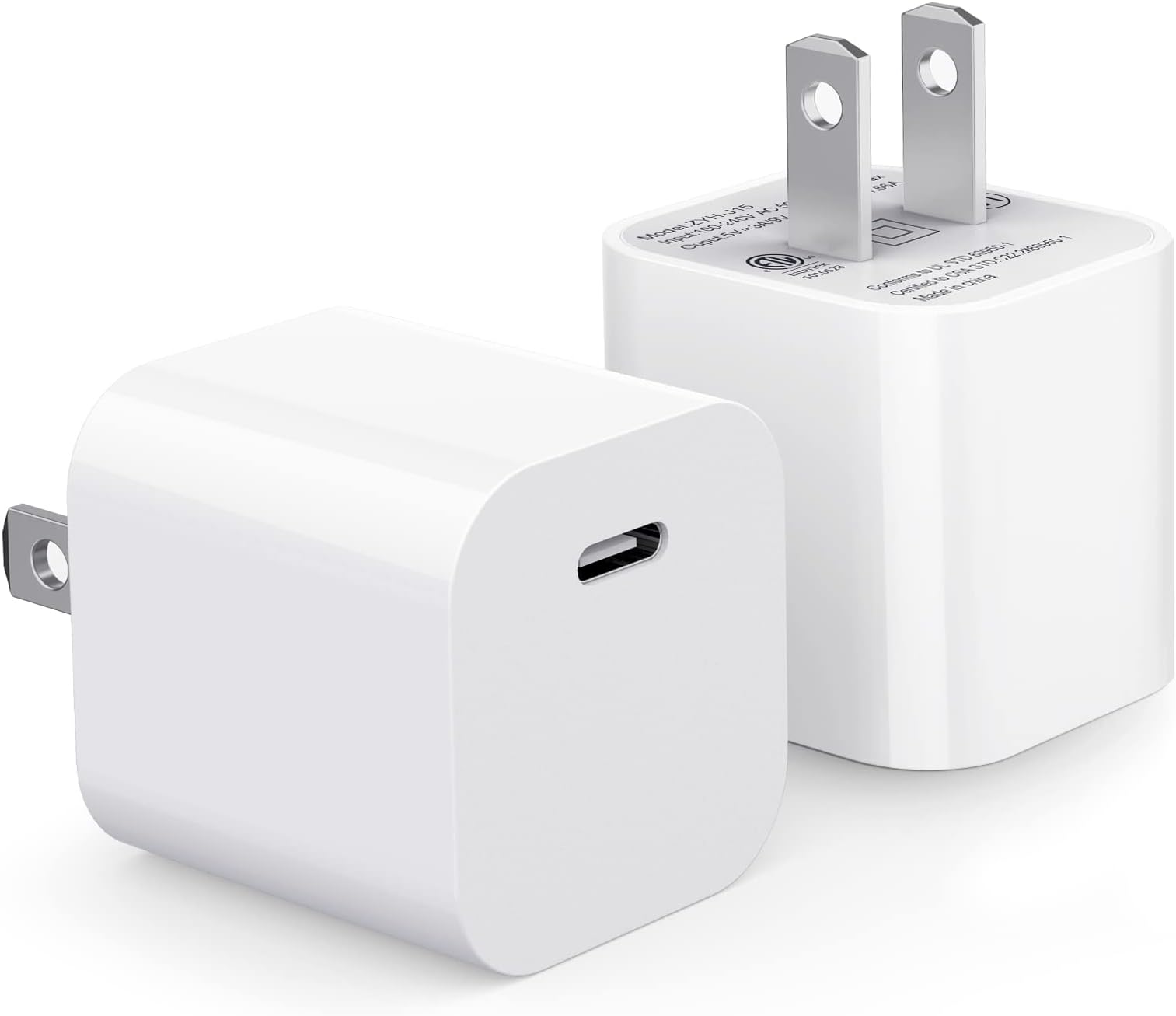 iPhone 12 13 14 Charger Fast Block [Apple MFi Certified] USB C Charger 2Pack Type C Power Adapter Plug Wall Charging for iPhone14 Pro Max/14 Pro/13 Pro Max/12 ProMax/11ProMax/11/SE2/iPad Pro/iPad Air2