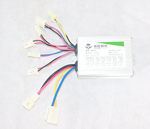 L-faster 24V36V48V 500W Elektro-Motorsteuerung für bürstenbehaftete DC-Motordrehzahlregler Brushed Motorsteuerung (24V500W)