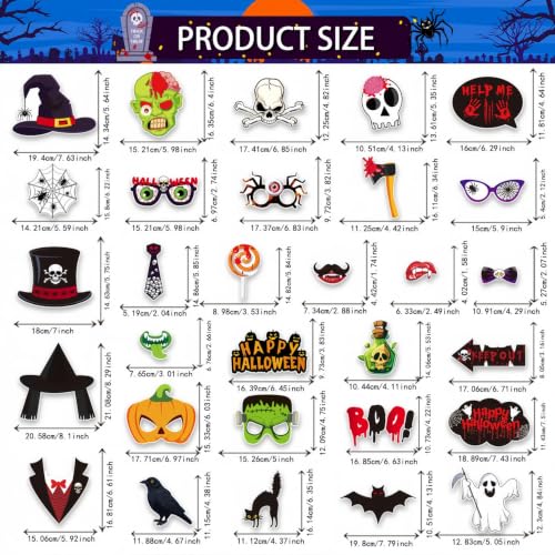 Halloween accessoires photobooth