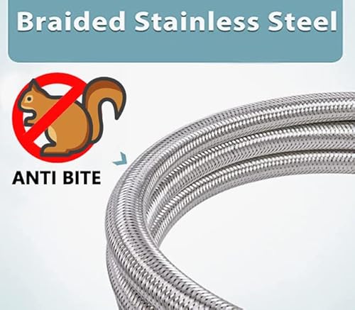 GGC-4-FT-Stainless-Steel-Braided-Propane-Adapter-Hose-1-lb-to-20-lb-Converter-for-QCC1Type-1-LP-Tank-to-1-LB-Portable-Grill-Camp-Stove-Buddy-Heater