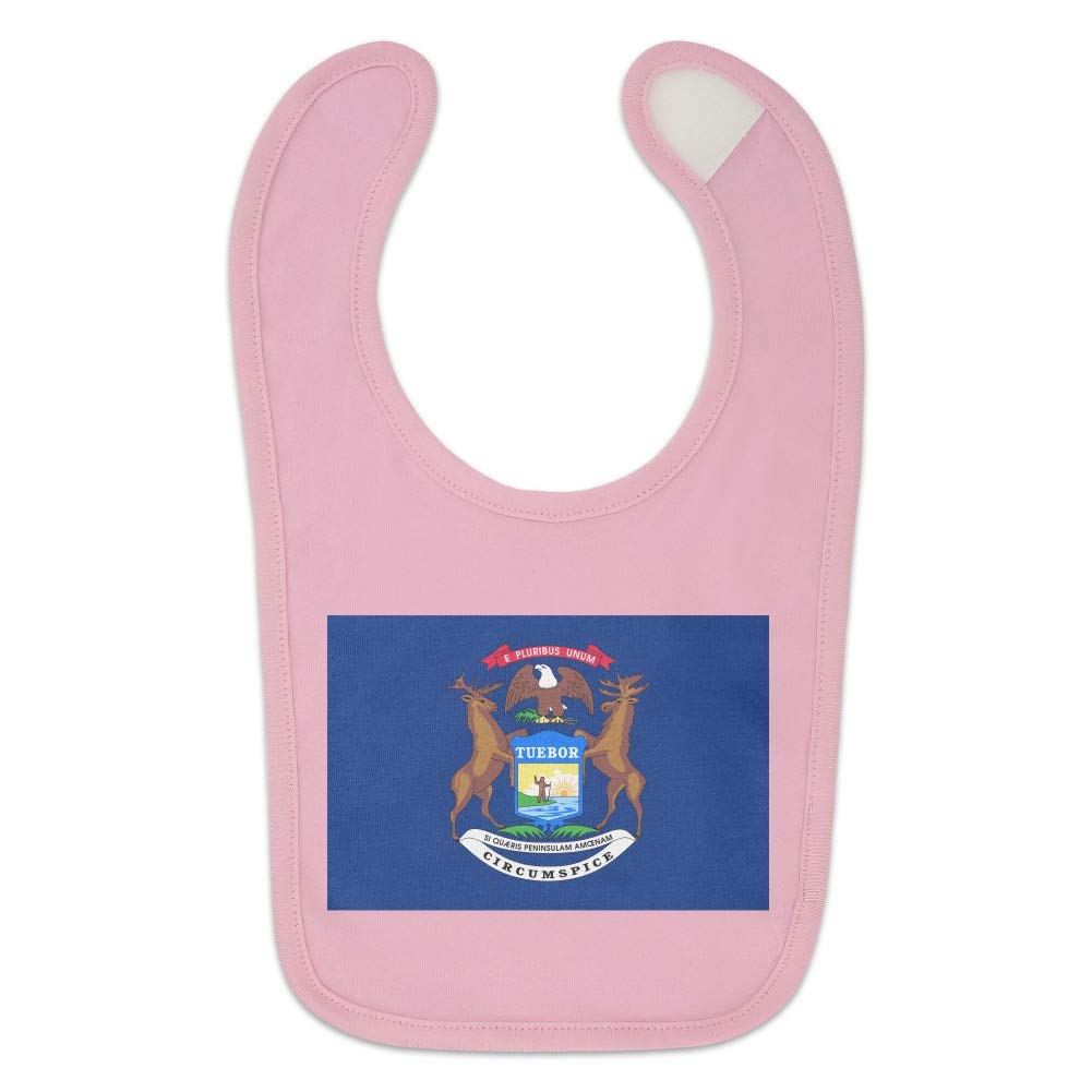 GRAPHICS & MORE Michigan State Flag Baby Bib