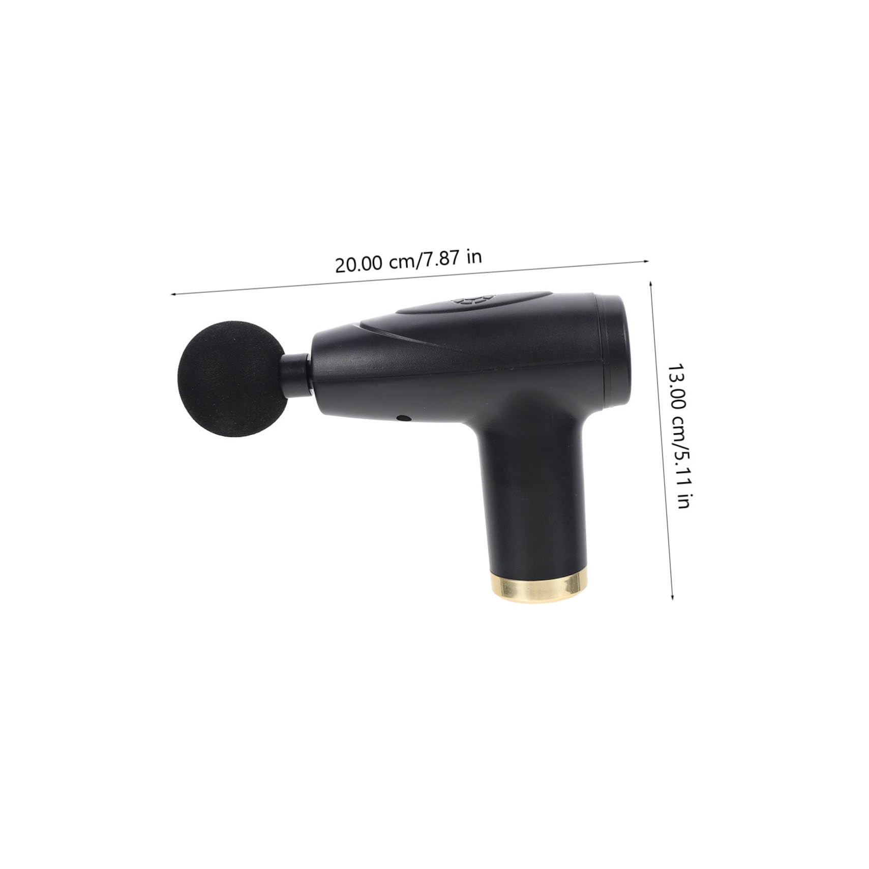 CALLARON Masajeador Corporal Doméstico 6 Niveles de Masaje Profundo, 4 Cabezales Intercambiables y Batería de 1200 Mah para Alivio Muscular en Espalda, Cuello y Piernas