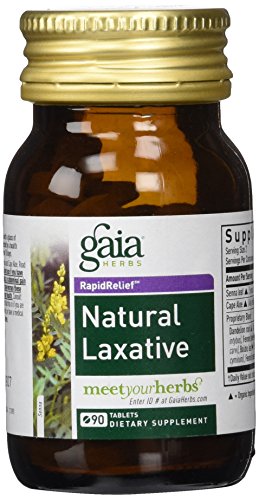 Gaia Herbs Natural Laxative, 90 Tablets