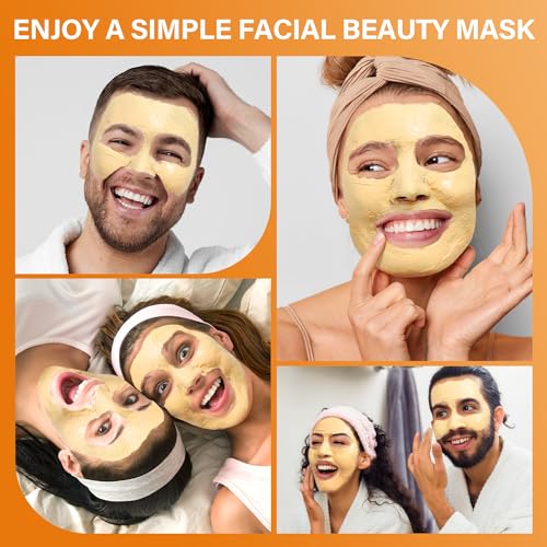 Ulluxe Turmeric Vitamin C Clay Mask, Brightening Hydrating Face Mask, Clay Face Mask Deep Cleansing Pores, Improves Dark Spots, Acne, Skin Care Facial Mask Tightens Skin thumb #5