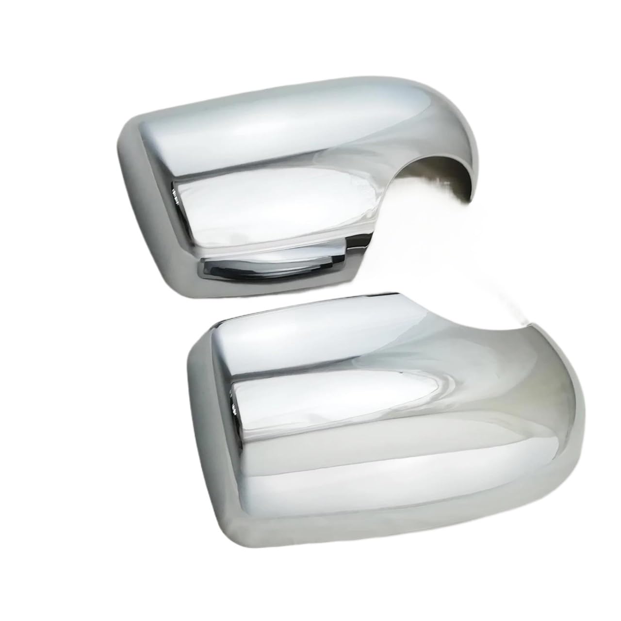 Auto Cromato Retrovisore Porta Specchio Copertura Trim Pasta Stile per F&ORD per Transit per Tourneo 2008-2014 2 PZ Calotta Specchietto Retrovisore