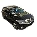 Roof Rack Compatible With 2013-2017 Nissan Pathfinder, Chrome Aluminum Top Cross Bar Rail Pair by IKON MOTORSPORTS, 2014 2015 2016