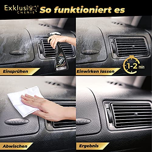 Exklusiv Chemie® Cockpit Cleaner Mat Effect | Cockpit Care Car | Reinigt en verzorgt dashboard en kunststof oppervlakken… - Image 4