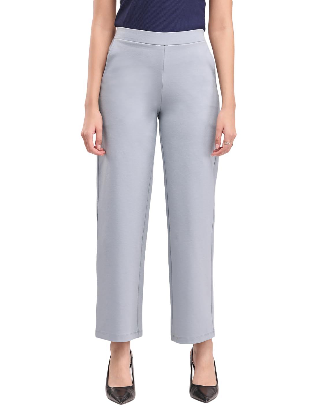 fablestreet Livin Wide Leg Pants - Grey-picture-36