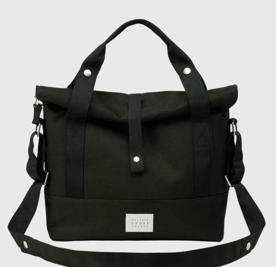 Weathergoods Sweden City Bike Tasche XL 20l schwarz, Schultertasche, Fahrradtasche Laptoptasche