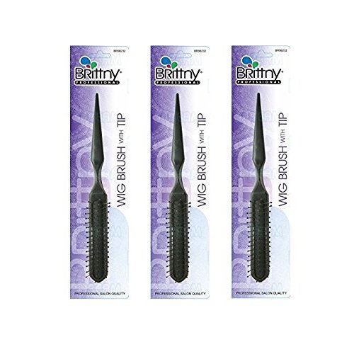 Brittny Wig Brush with Tip BR98232 3 pieces