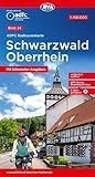  ADFC-Radtourenkarte 24 Schwarzwald Oberrhein 1:150.000, reiß- und wetterfest, E-Bike geeignet, GPS-Tracks Download, mit Bett+Bike Symbolen, mit Kilometer-Angaben (ADFC-Radtourenkarte 1:150.000)