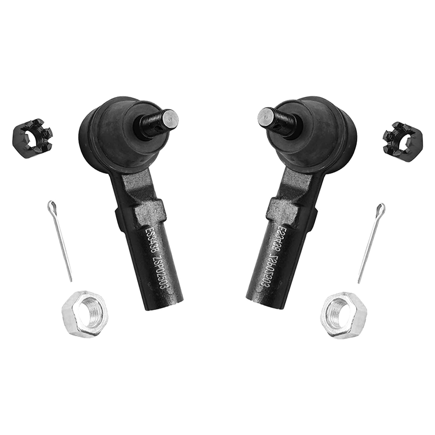 PartsW Front Inner & Outer Tie Rod Kit With Sway Bar & Bellow Boots – For Nissan Altima & Maxima-1022594