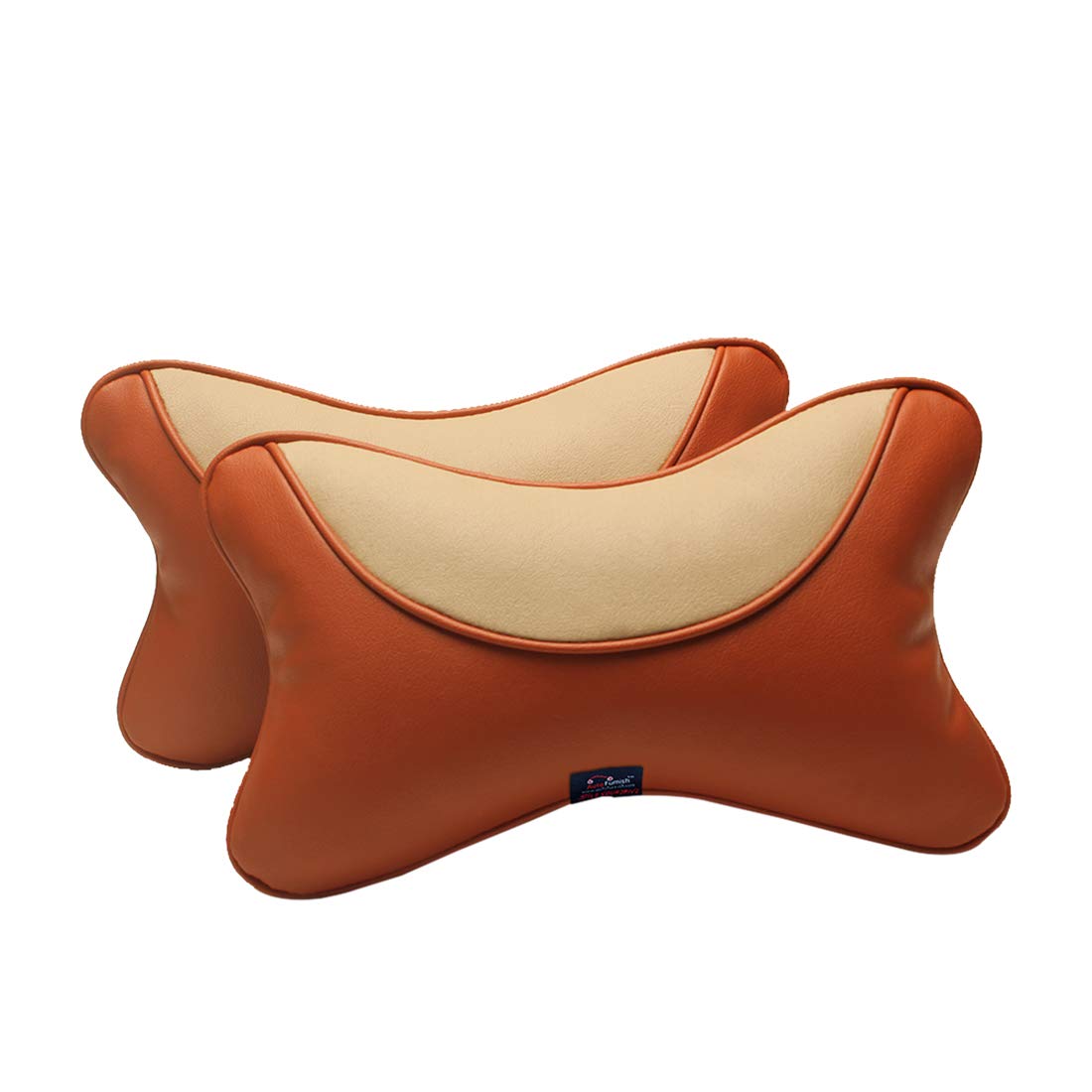 AutoFurnish Premium Car Pillow Neck Rest (Hecta-6730) - Set of Two