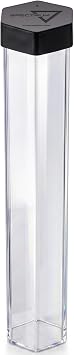 BCW Large Playmat Tube | One Tube - Single Hexagon Playmat Holder for 24" x 14" Mats | Plastic MTG Mat Tube | Protective Storage Case for TCG, MTG, and Card Games