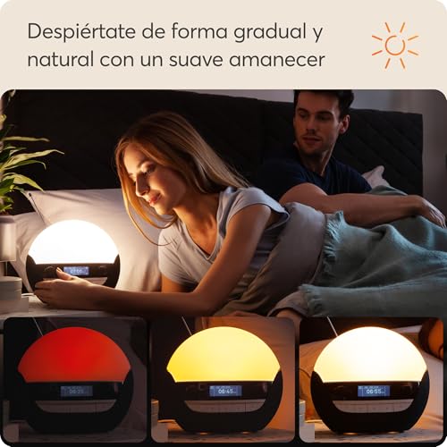 Miniatura 3 de Lumie Bodyclock Luxe 750dab - Despertador Con Radio Dab, Altavoz Bluetooth Y Poca Luz Azul Para Dormir