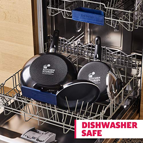 Kitchen Stories CC002624-001 Searsmart 5-Piece Non-Stick Cookware Set, Aluminium 7 Gallery Image