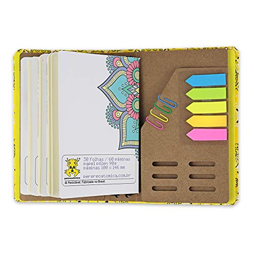 Planner pererecatômica Compacto Estilo Midori India Amarelo