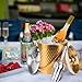 3L Double-Wall Insulated Stainless Steel Ice Bucket with scoop for Cocktail Bar - Metal Ice Bucket for freezer with Lid for parties,Camping,and More!champagne bucket,bar cart accessories(gold)