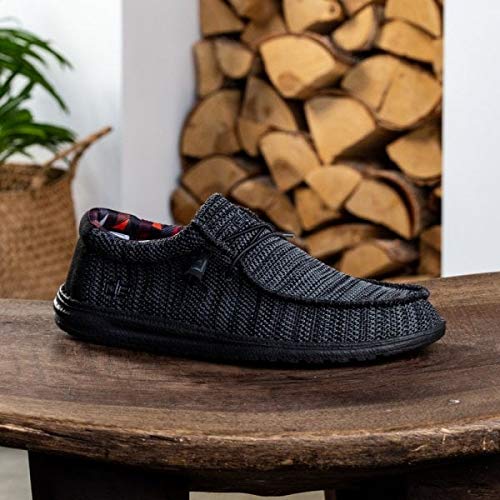 Hey Dude Wally Sox Jet Black - Image 6