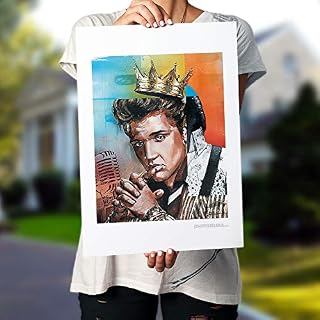 Elvis Presley 02 poster 50 x 70 cm Popart - Les Beatles, Paul McCartney, John Lennon, RIngo Starr, George Harrison
