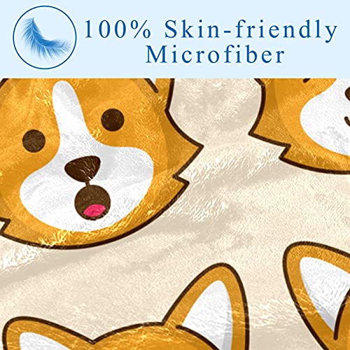 Couverture Corgi 150x100 cm douce et chaude pour lit et canapé - 4