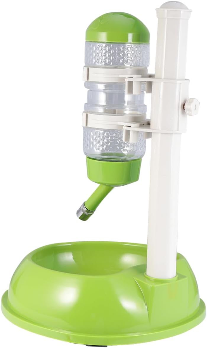 Automatic Pet Feeder Food Dispenser with Capacity Heart Shape Design Easy to Refill Safe Material for Cats and Pets Green