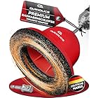 CARHOLICS Radnabenschleifer Auto 90–150 mm inkl. Adapter – Radnabenreiniger & Kugelkopfschleifer Radnabenschleifer für Akkuschrauber Stehbolzen – Radnaben Schleifer Nabenschleifer KFZ radnaben bürste