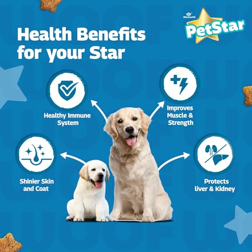 Image of Mankind PetStar Starter Dry Dog Food (High Protein) for Mother & Puppy, 1kg Pack | Improves Muscle & Strength, Supports Immunity, Protects Liver & Kidney | Gestation /Lactation Support