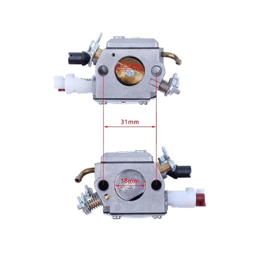 Línea de filtro de aire y combustible del carburador, colector de admisión, compatible con motosierra 340, 345, 350 y 346XP (503869601 y 537024003)