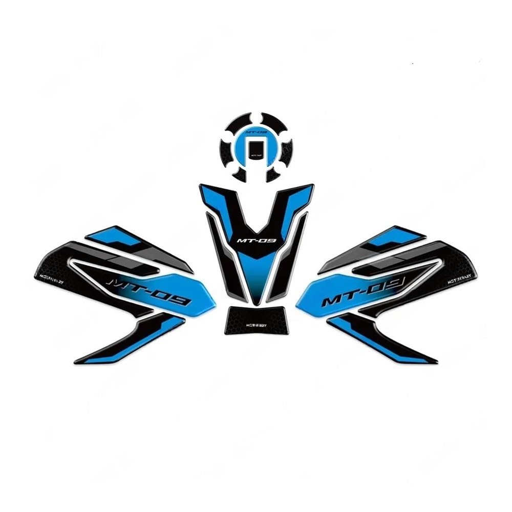 Motorcycle Fuel Tank Protector Motorcycle Tank Fuel Stickers Decals for Mt09 MT-09 MT 09 2025 2024(A)
