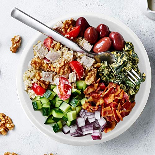 Melamine Bowl 5 Pcs set - serving bowls with lids Bowl Set for Soup Cereal Rice Noodles Salad, Dishwasher-Safe