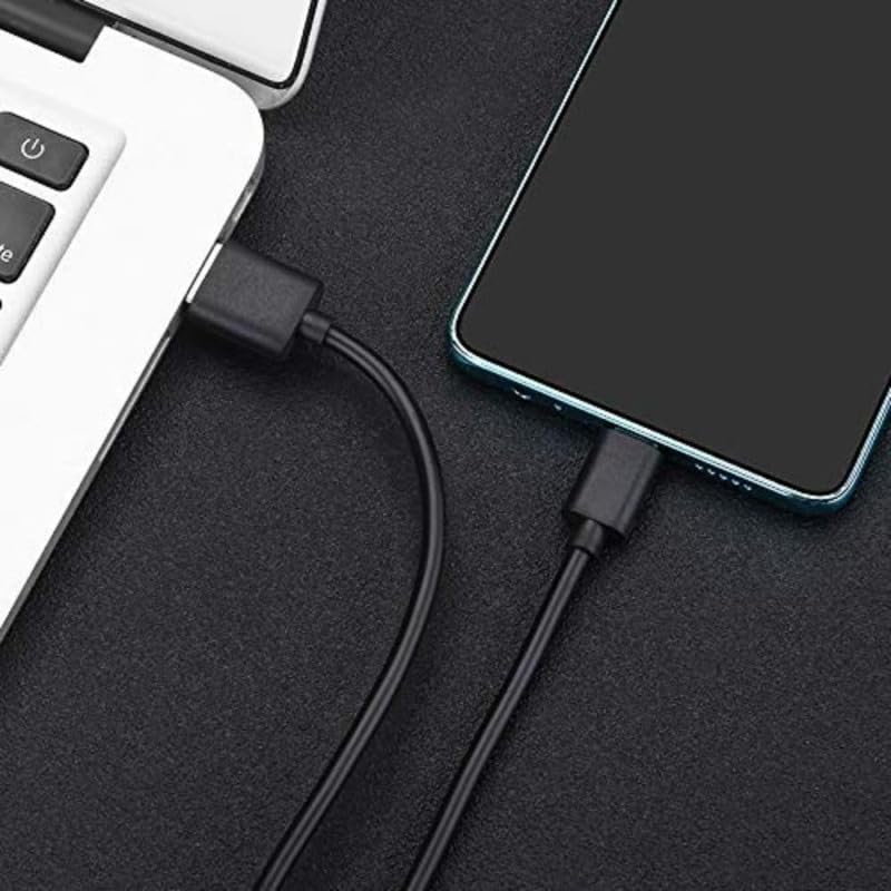 Image of Samsung 25W Original Type C to C 3.3 FT Fast Charging USB C Cable High-Speed & Data Transfer Compatible with Samsung Galaxy M15,F15,A15,A14,M14,F14,M34,F34,A34,A54,S21 Fe 5G,S22,S23 Type-C Cord,White