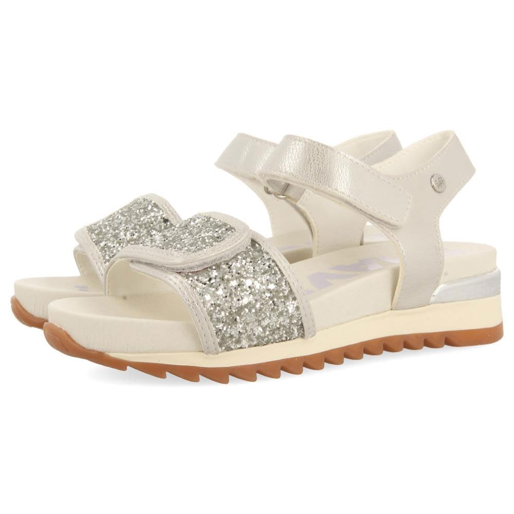 GIOSEPPO Stow Sport Sandal, Metallic Silver, 5 UK