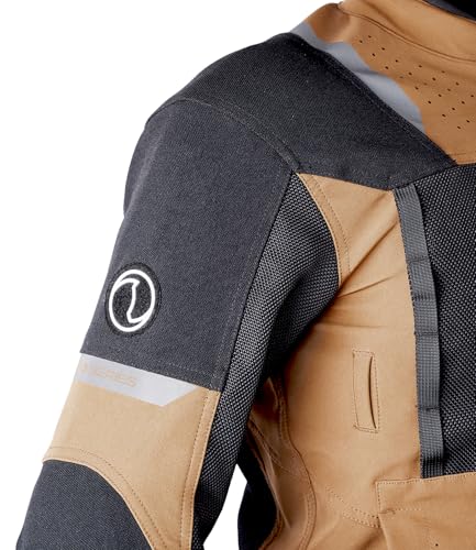 Image of Rynox Outlander Pro Jacket CE Certified Class AA - Motorcycle Riding Jacket | Impact Protection | Abrasion Resistance | Water Resistant | Shoulder, Elbow, Back, Chest Protectors