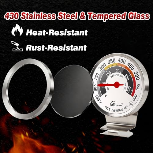 Image of Oven Thermometer 360 Rotating Dial Extra Large Digits 150-600F