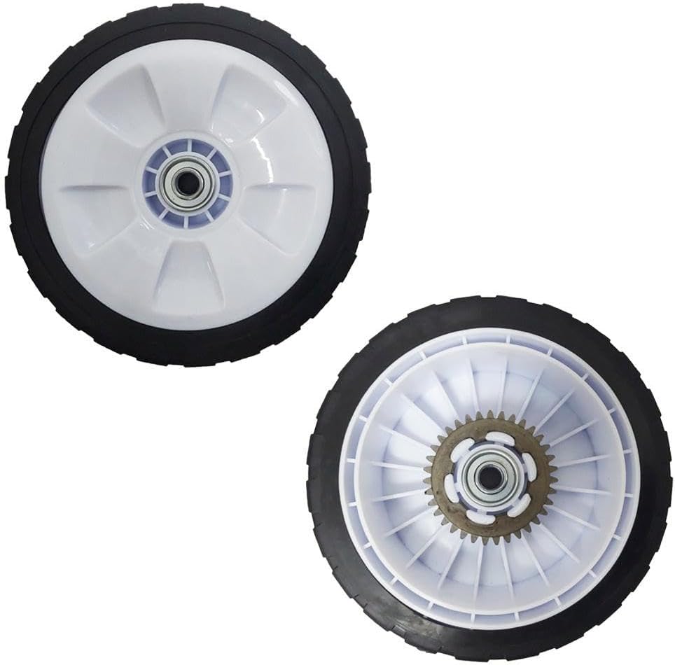Proven Part Push Mower Drive Wheel White Fits Honda 42710-VE2-M02ZE 42710-VE2-M00ZE 42710-VE2-M01ZE (8 in 1 Back-Wheel)
