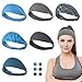 Dreamlover 6 Pack Yoga Sports Headband, Women’s Elastic Athletic Hairband, Men’s Sweatband, Lightweight Working Out Headbands