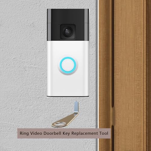 Video Doorbell Key Replacement Tool, Doorbell Screwdriver Replacement Compatible with Battery Doorbell (2024), Doorbell Camera Opening Key Tool Video Doorbell Screwdriver