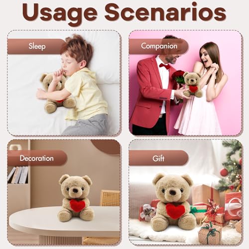 Qigeeku Plüsch-Teddy 25 Cm