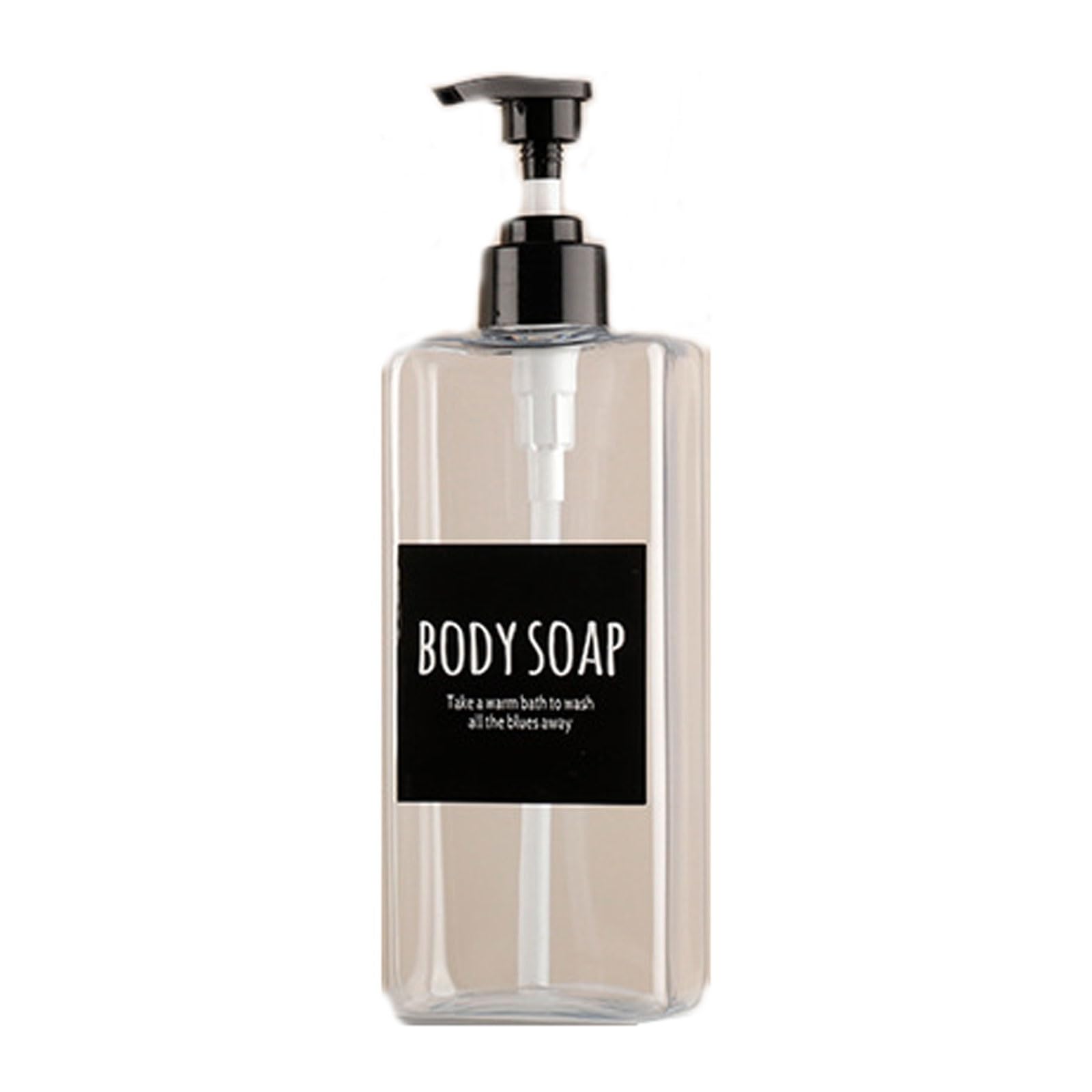 Dispensador de jabón de plástico, dispensador de loción, 500 ml
