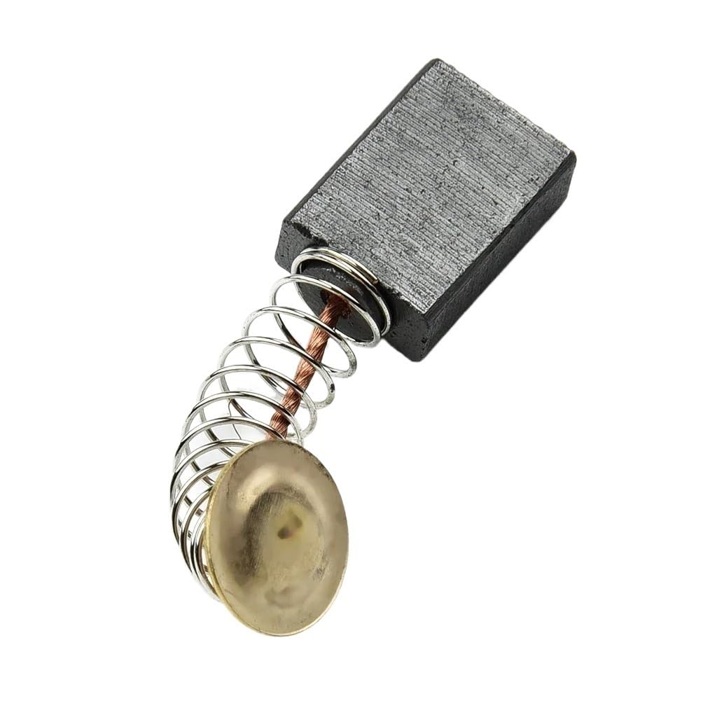 Juego de 10 cepillos de carbono de 6 x 12 x 17 mm para herramientas eléctricas, taladro de motor, motosierra, herramientas de carpintería