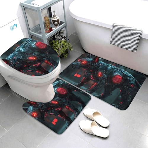 Juego de alfombras de baño para transformar la decoración del hogar 4